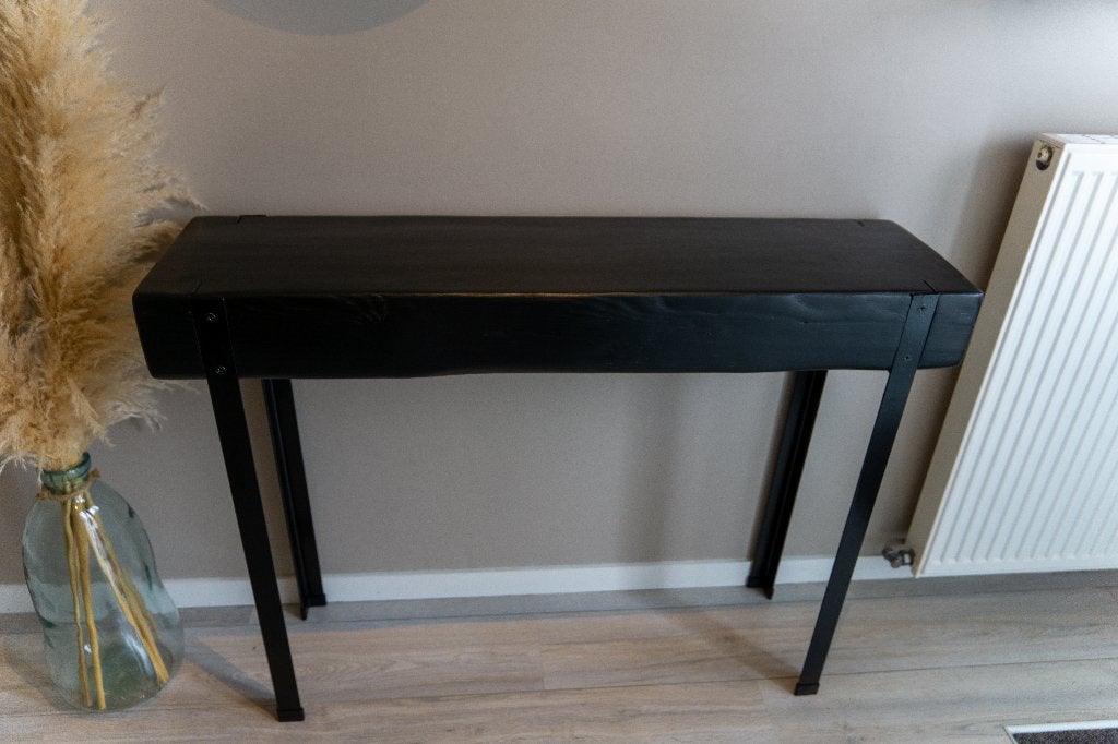 Console en ancienne poutre de ferme, Maison & Meubles, Tables | Tables d'appoint, Neuf, Bois, Enlèvement ou Envoi