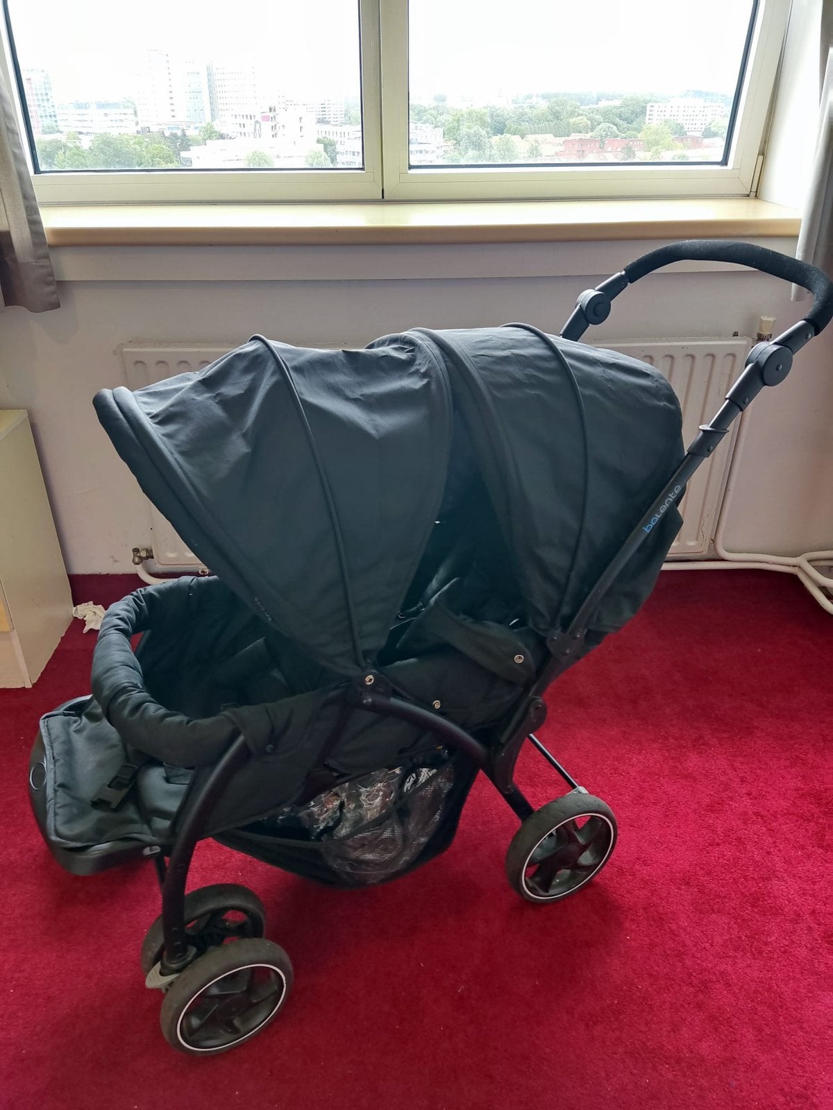Poussette Duo - Comme neuve !, Enfants & Bébés, Buggys, Enlèvement, Comme neuf, Protection de pluie