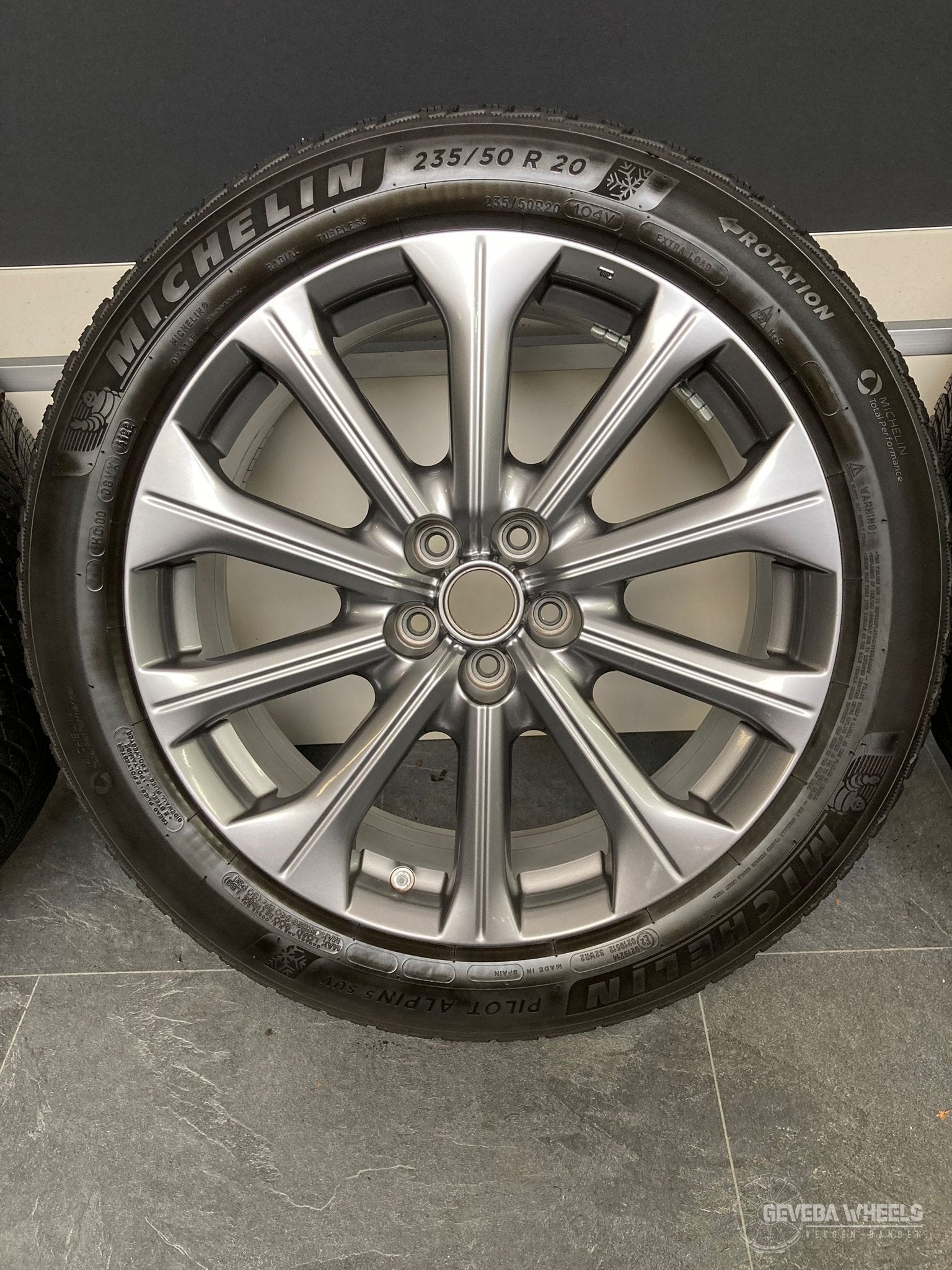 20” originele Mazda CX60 CX80 velgen + winterbanden 5x114.3, Gebruikt, -, -, Banden en Velgen