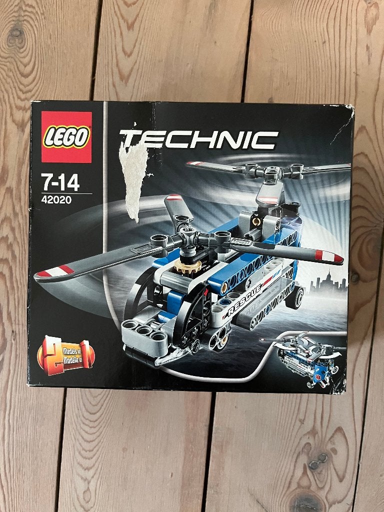 lego technic set 42020 helicopter, Gebruikt, Compleet, Lego, Ophalen of Verzenden