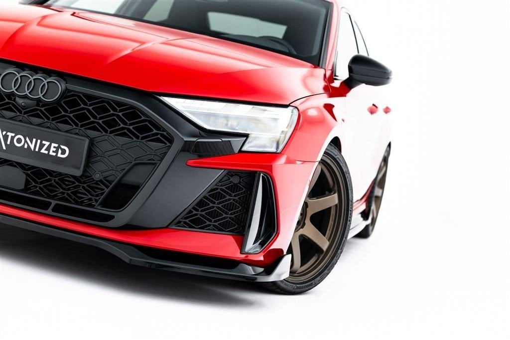 Maxton Design Audi RS3 Sedan 8Y Facelift Splitter Spoiler V2, Verzenden