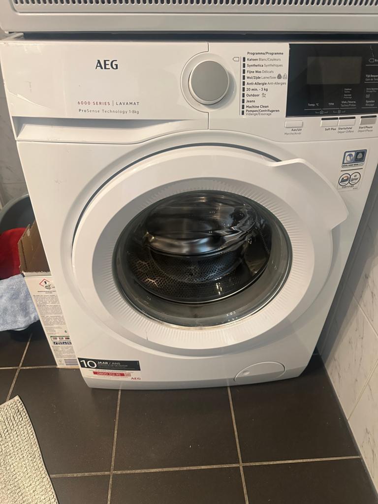 AEG WASMACHINE, Ophalen, 6 tot 8 kg, Zo goed als nieuw, Voorlader