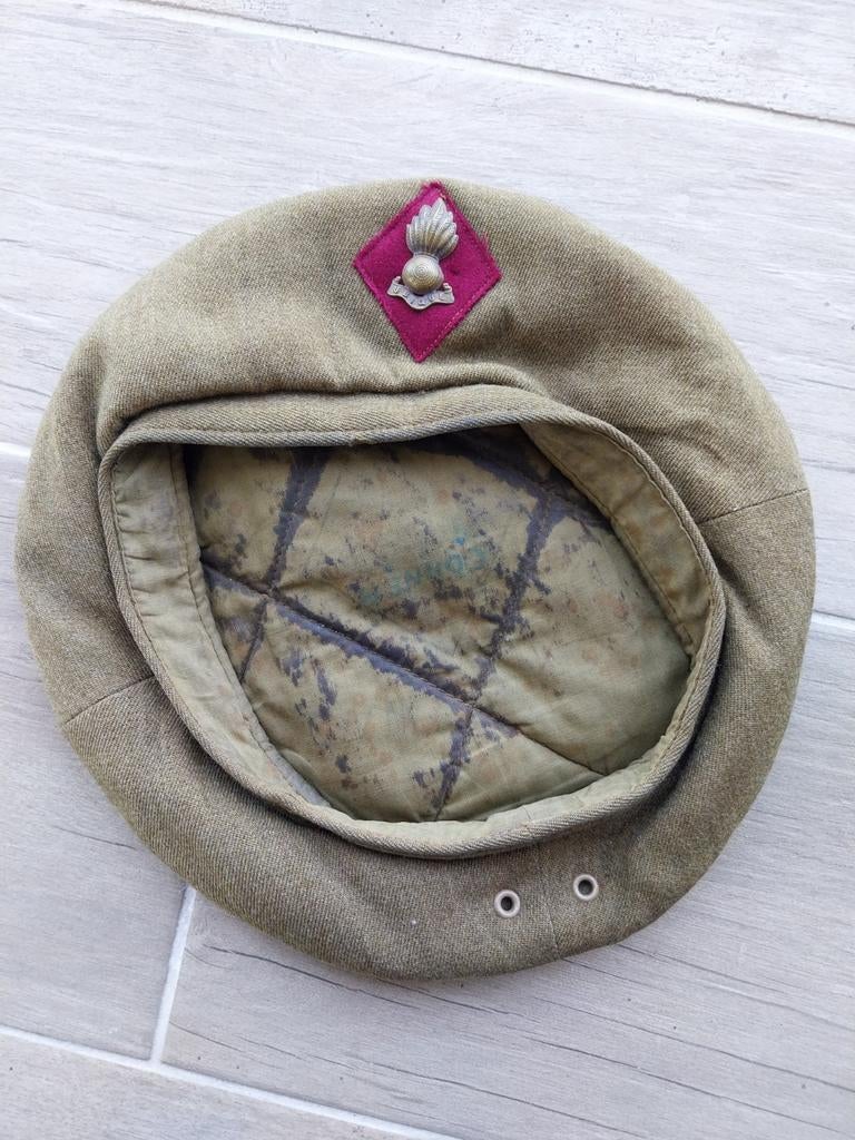 Royal artillery general service cap wo2 Brits 1944, Verzamelen, Ophalen of Verzenden