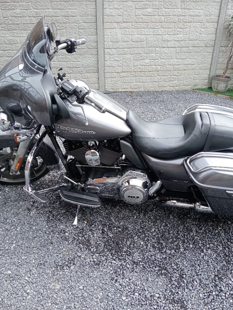 Mooie H.D street glide, Ophalen, Gebruikt