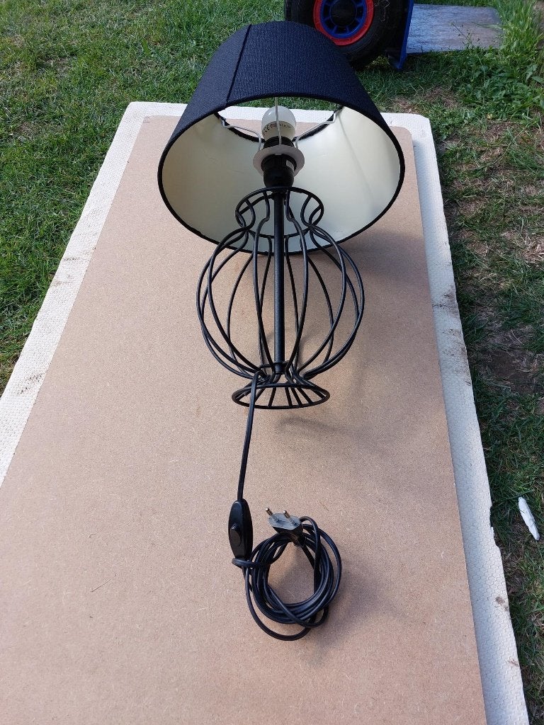 Lampe à poser, Comme neuf, Enlèvement, Lampe de chevet, Métal