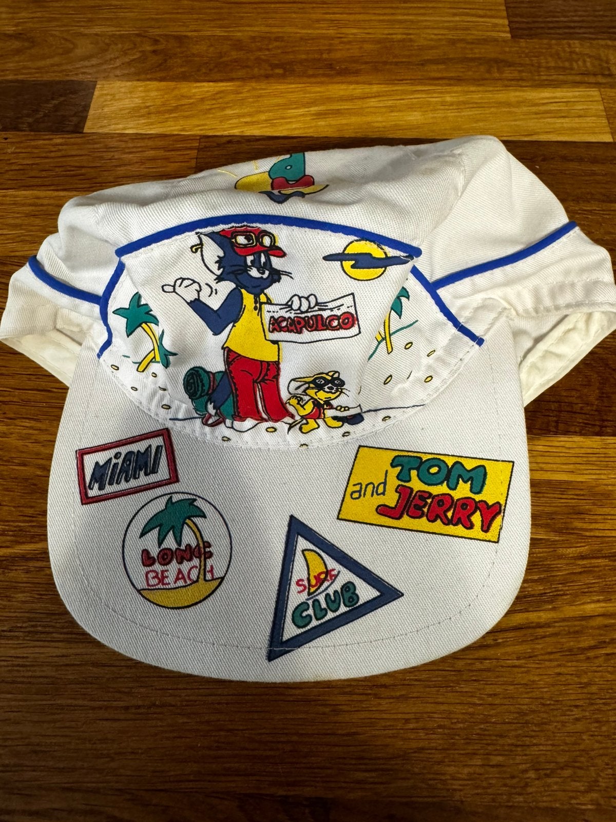 Vintage pet Tom en Jerry Acapulco -Turner Entertainment, Ophalen of Verzenden, Zo goed als nieuw, Pet