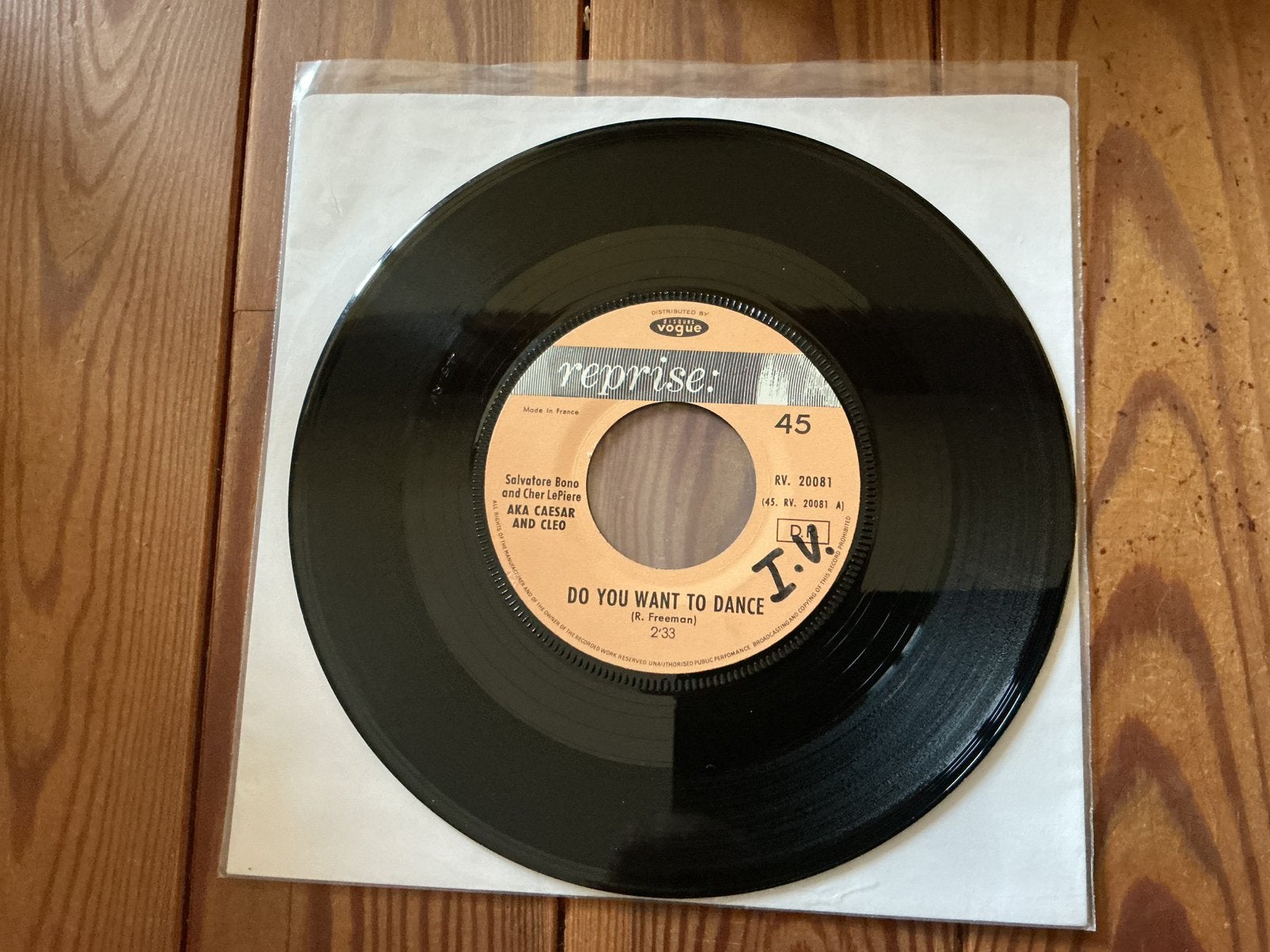 7” Salvatore Bono and Cher LaPiere aka Caesar and Cleo - do, Fotohoes, Ophalen of Verzenden, Gebruikt