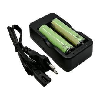 Batterijladerset 3.7V incl 2x Panasonic 18650 batterij, Enlèvement ou Envoi, Neuf