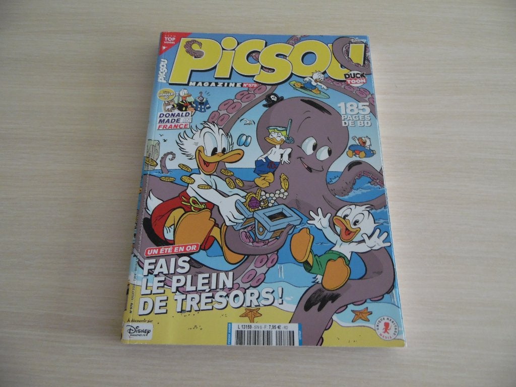 PICSOU MAGAZINE N°579, Enlèvement ou Envoi, Comme neuf, WALT DISNEY, Une BD