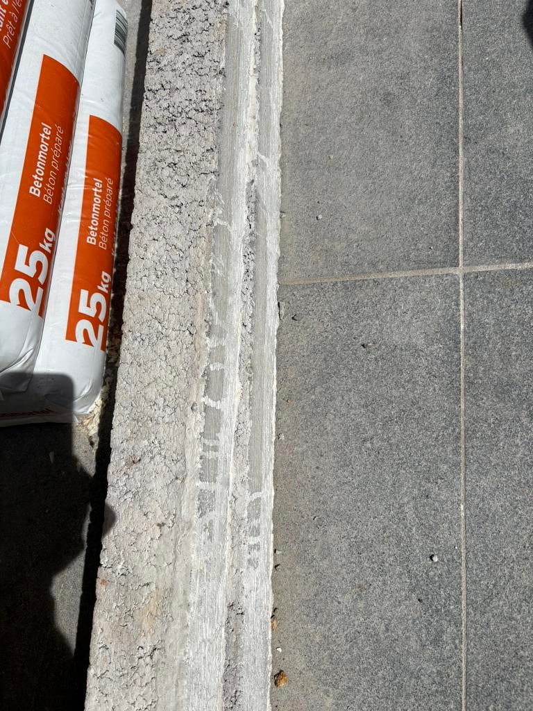 Beton + chape + lintels, Enlèvement, Neuf