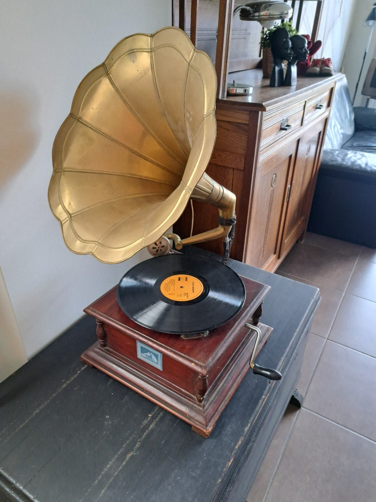 Platendraaier, Ophalen