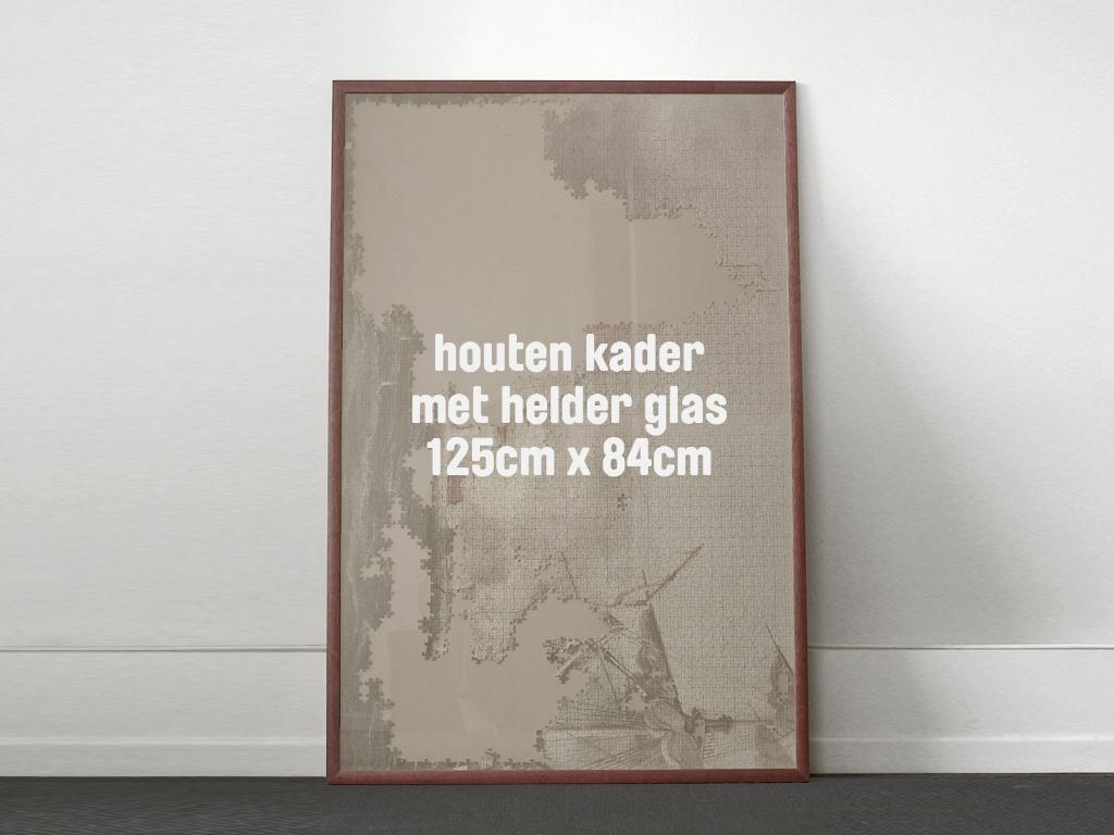 kader uit hout voor afbeelding 120x80, Audio, Tv en Foto, Fotografie | Fotolijsten, Ophalen, Zo goed als nieuw, Glas