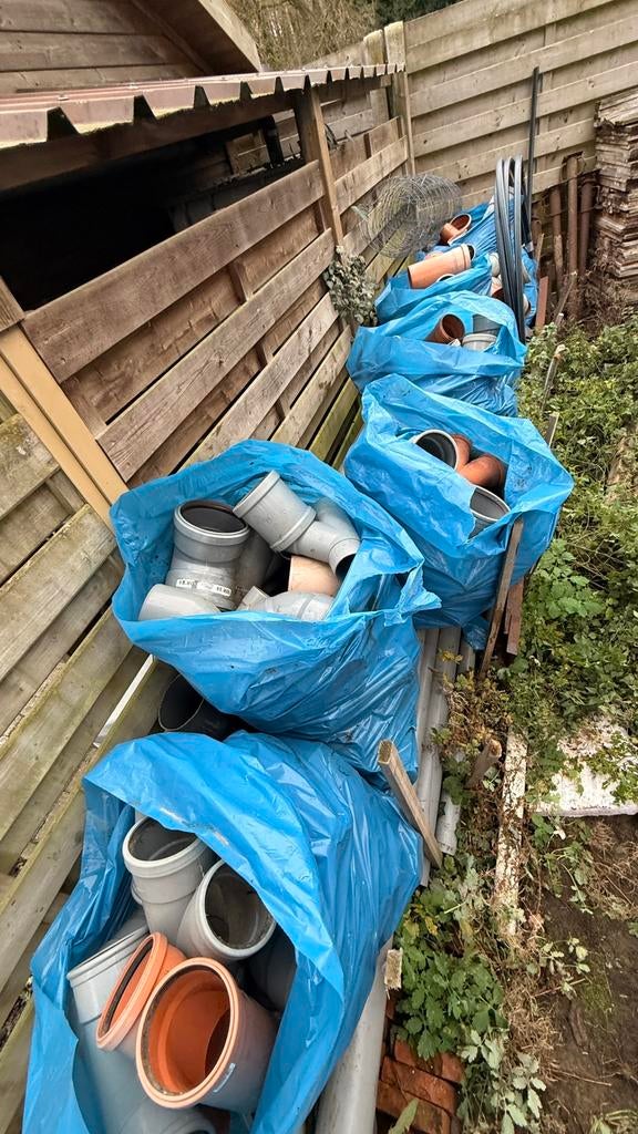 Grote hoeveelheid Pvc hulpstukken, Tuin en Terras, Zand, Ophalen, Zo goed als nieuw
