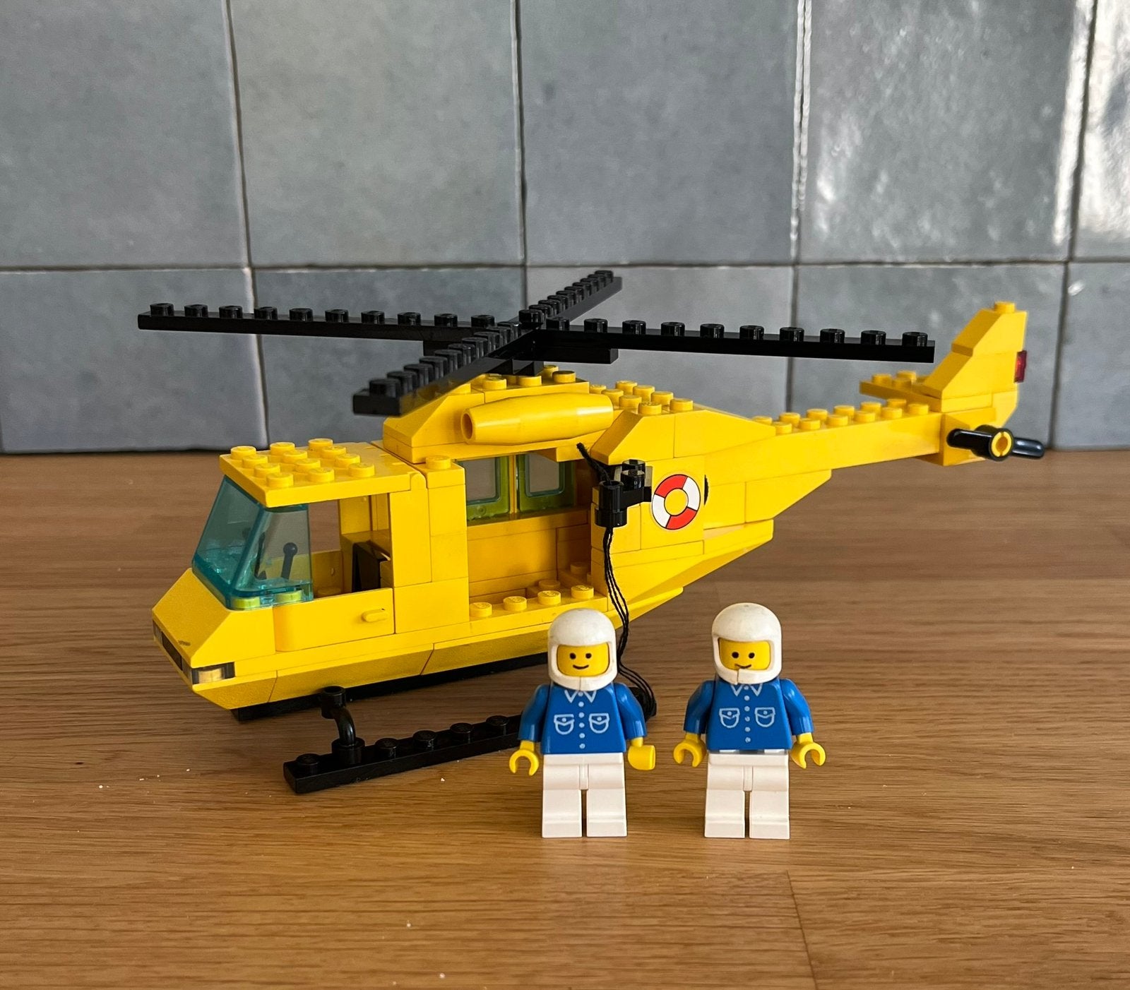 Legoland 80s - hélicoptère de sauvetage - 6697, Enlèvement ou Envoi, Lego, Ensemble complet, Comme neuf