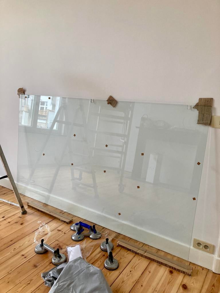 Paroi de douche en verre trempé 120/200 cm, Enlèvement, Neuf, Verre, Douche