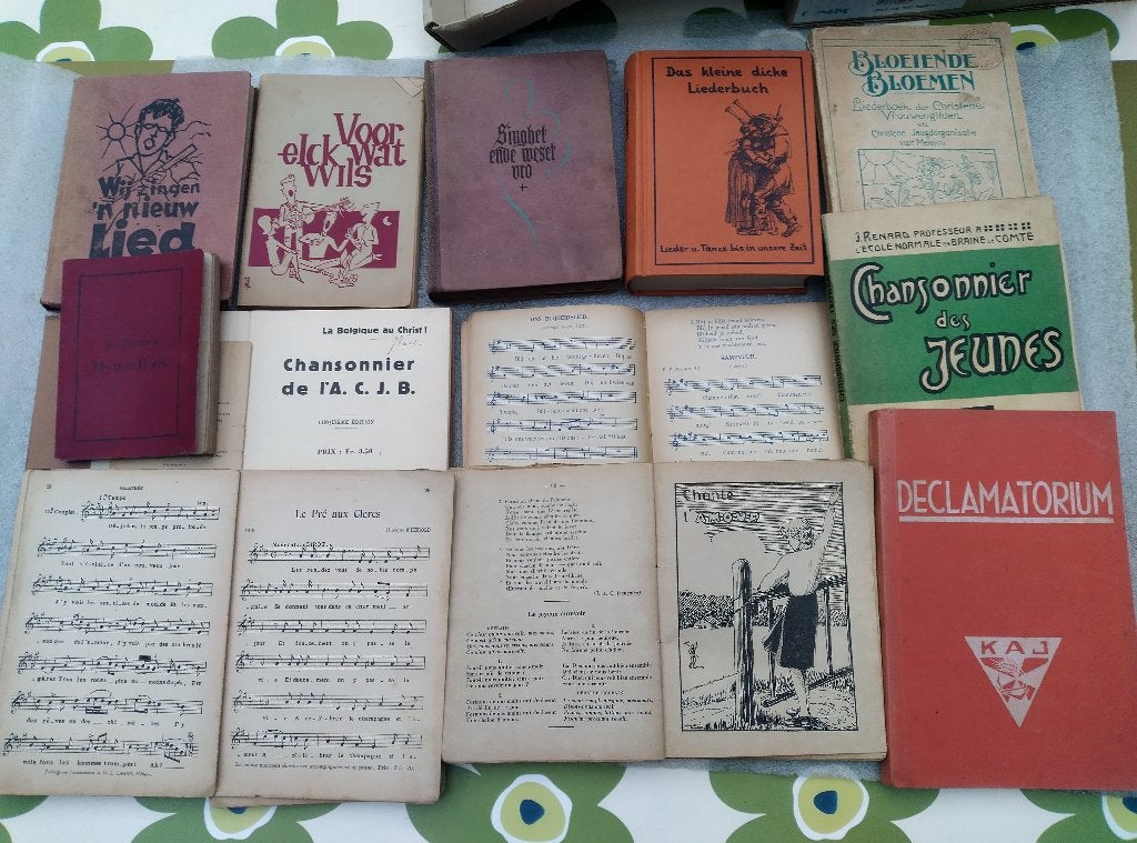 Diverse liederboeken in alle talen, Livres, Enlèvement ou Envoi, Utilisé, Général