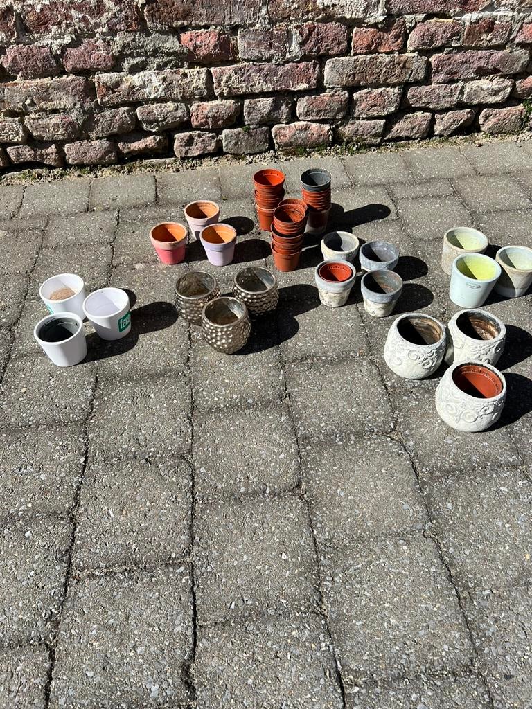 Mini bloempotjes, Ophalen of Verzenden, Gebruikt