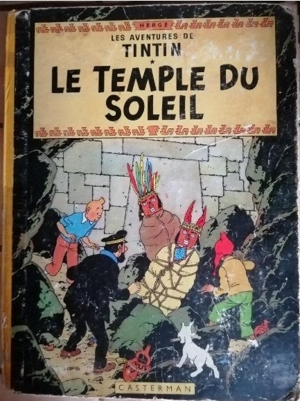 TINTIN - Le temple du soleil édition de 1958 - Hergé, Envoi