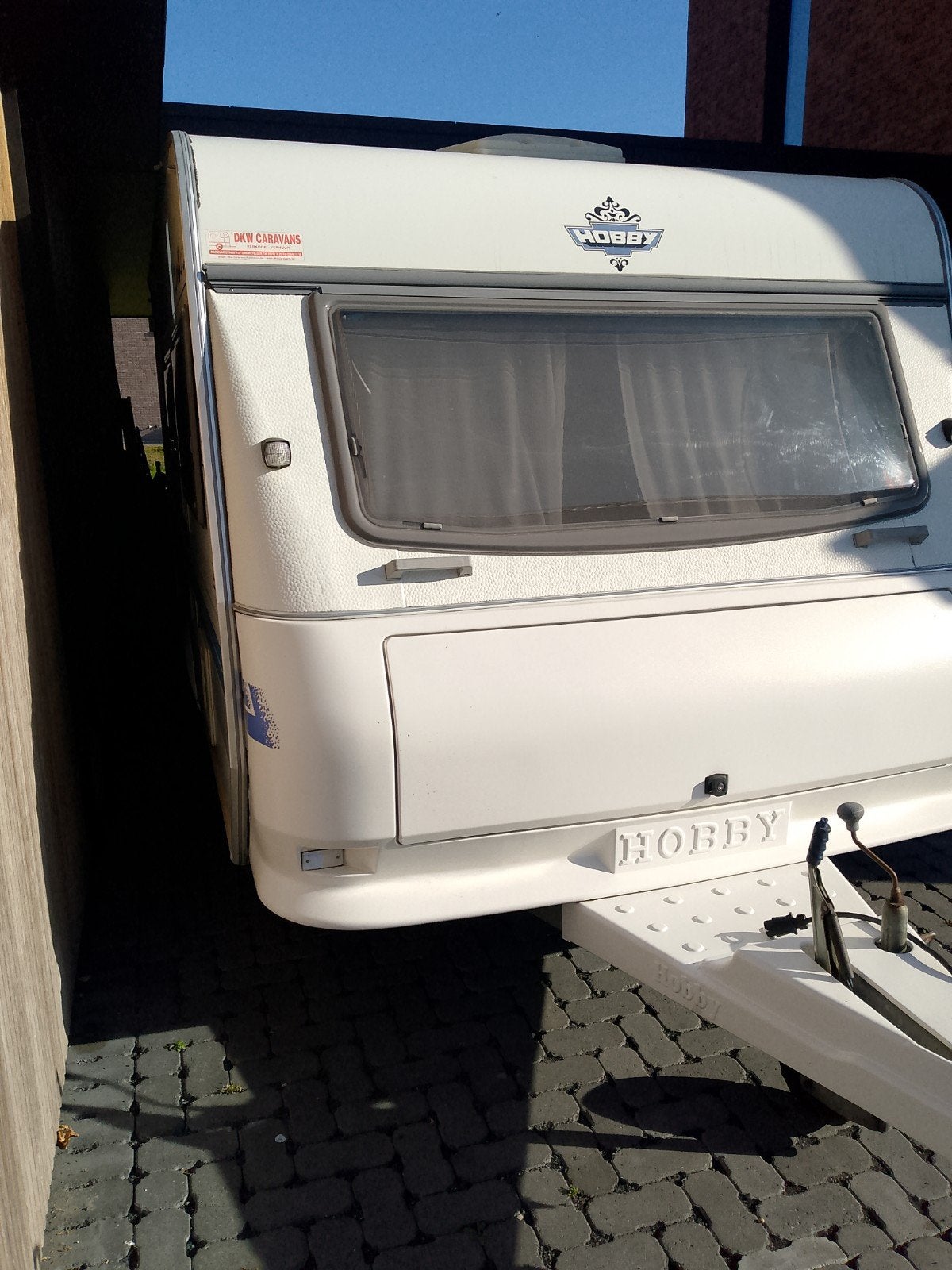 Hobby De Luxe Easy 440 2002 te koop!, Standaardzit, Hobby, Kachel, Frans bed