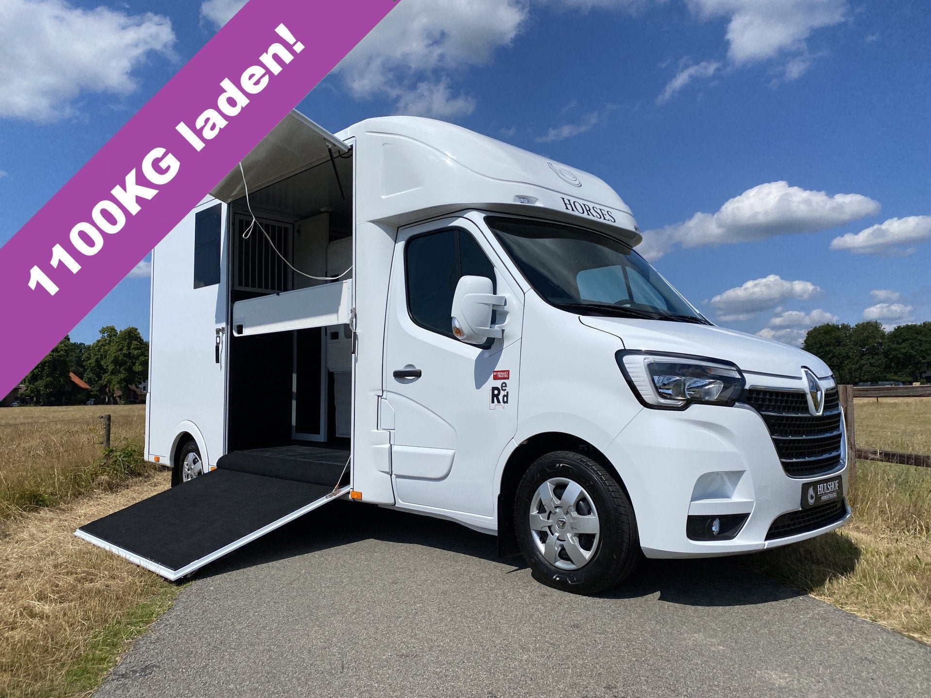 Renault Master Ultra Light 1100KG laadvermogen! 2024 DEMO B-, Dieren en Toebehoren, Paarden en Pony's | Trailers en Aanhangwagens