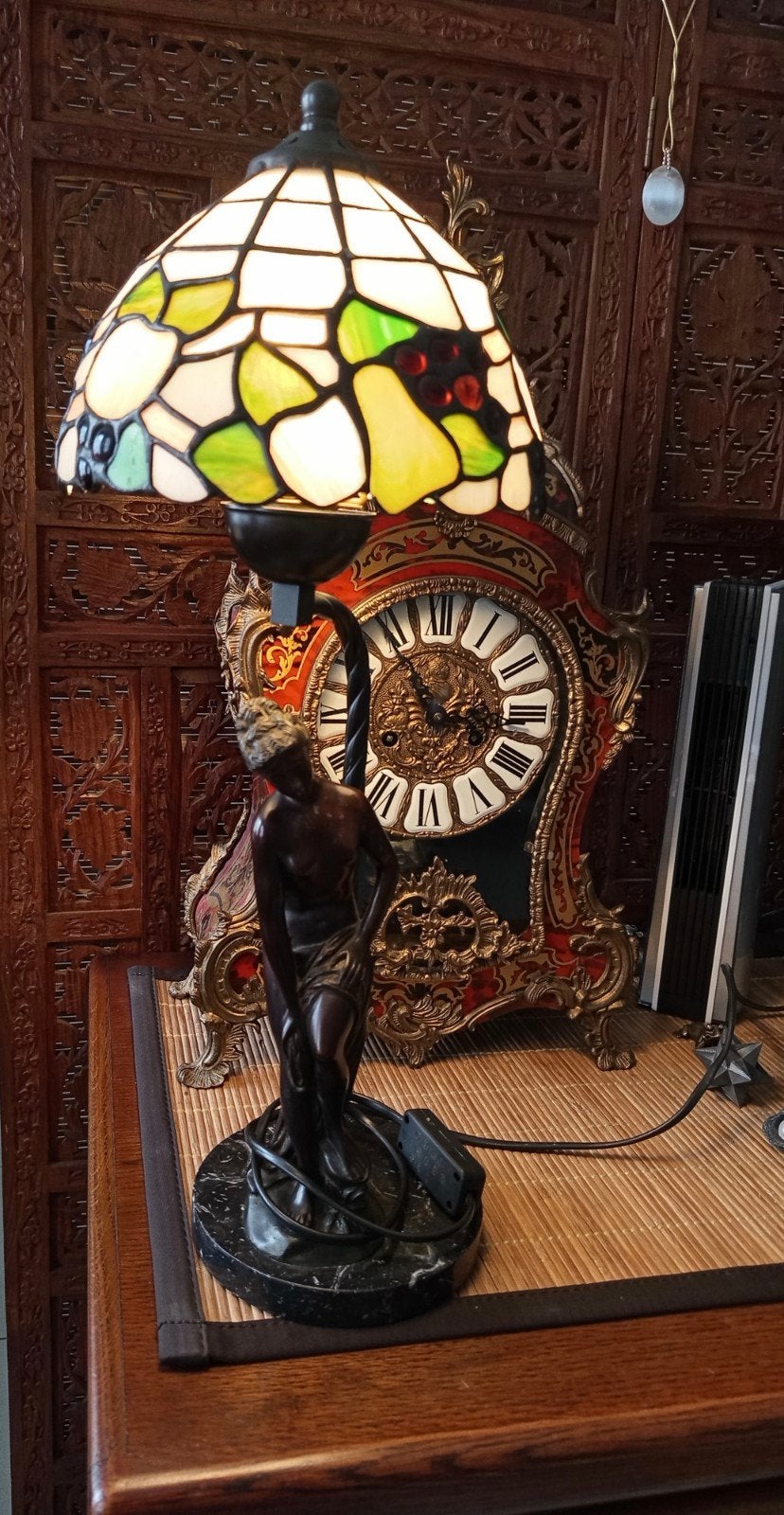 Lampe en bronze, Antiquités & Art, Enlèvement