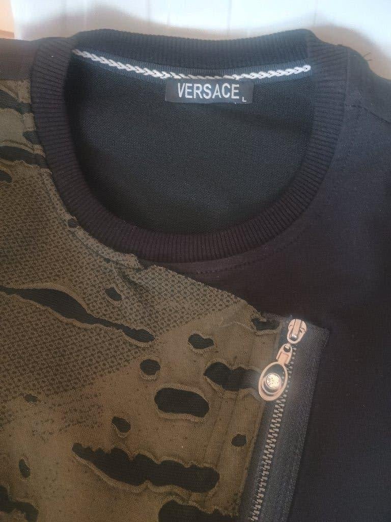 Versace trui maat L, Maat 38/40 (M), Zwart, Ophalen of Verzenden, Zo goed als nieuw