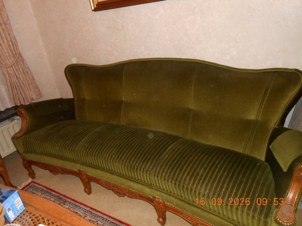 Prachtig Salon Louis XV in fluweel, Ophalen