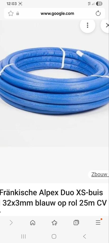Begetube alpex 32mm met isolatie, Doe-het-zelf en Bouw, Buizen en Afvoer, Ophalen
