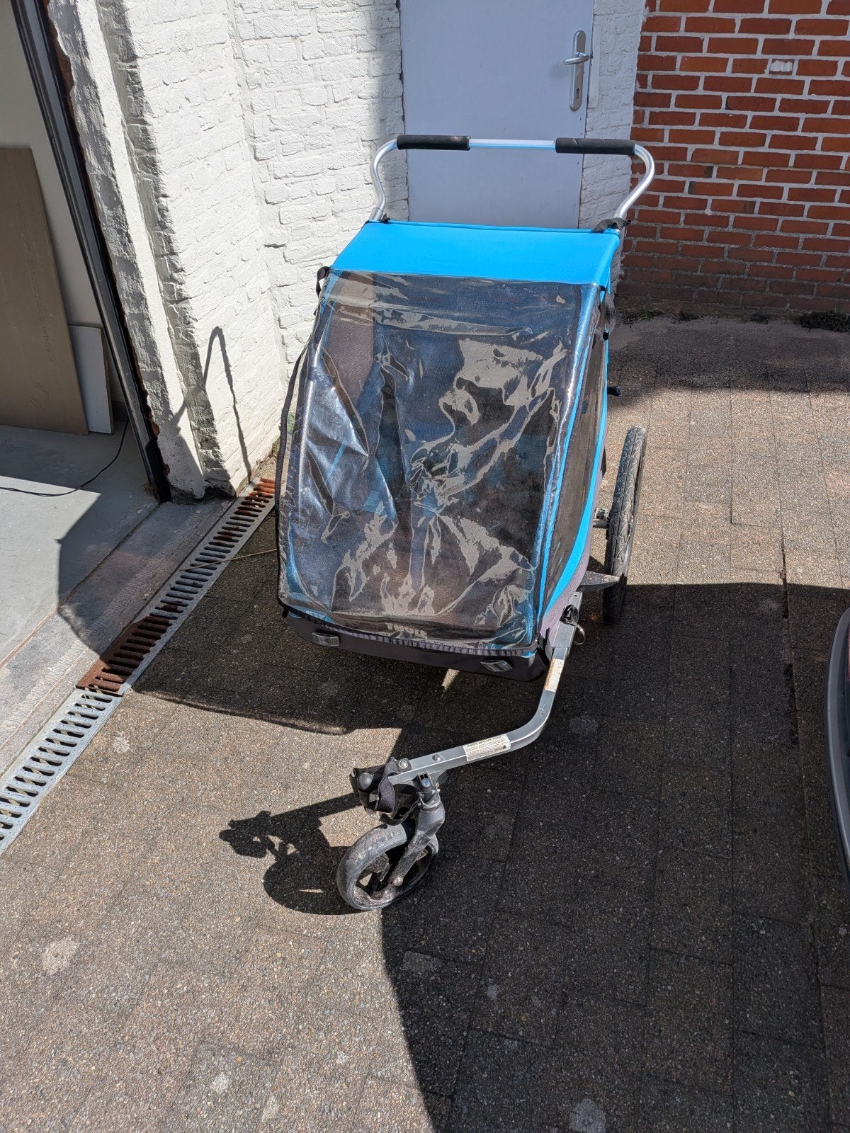 Thule coaster 2 xt fietskar, Vélos & Vélomoteurs, Accessoires vélo | Remorques, Pliable, Enlèvement, Utilisé, Thule xt