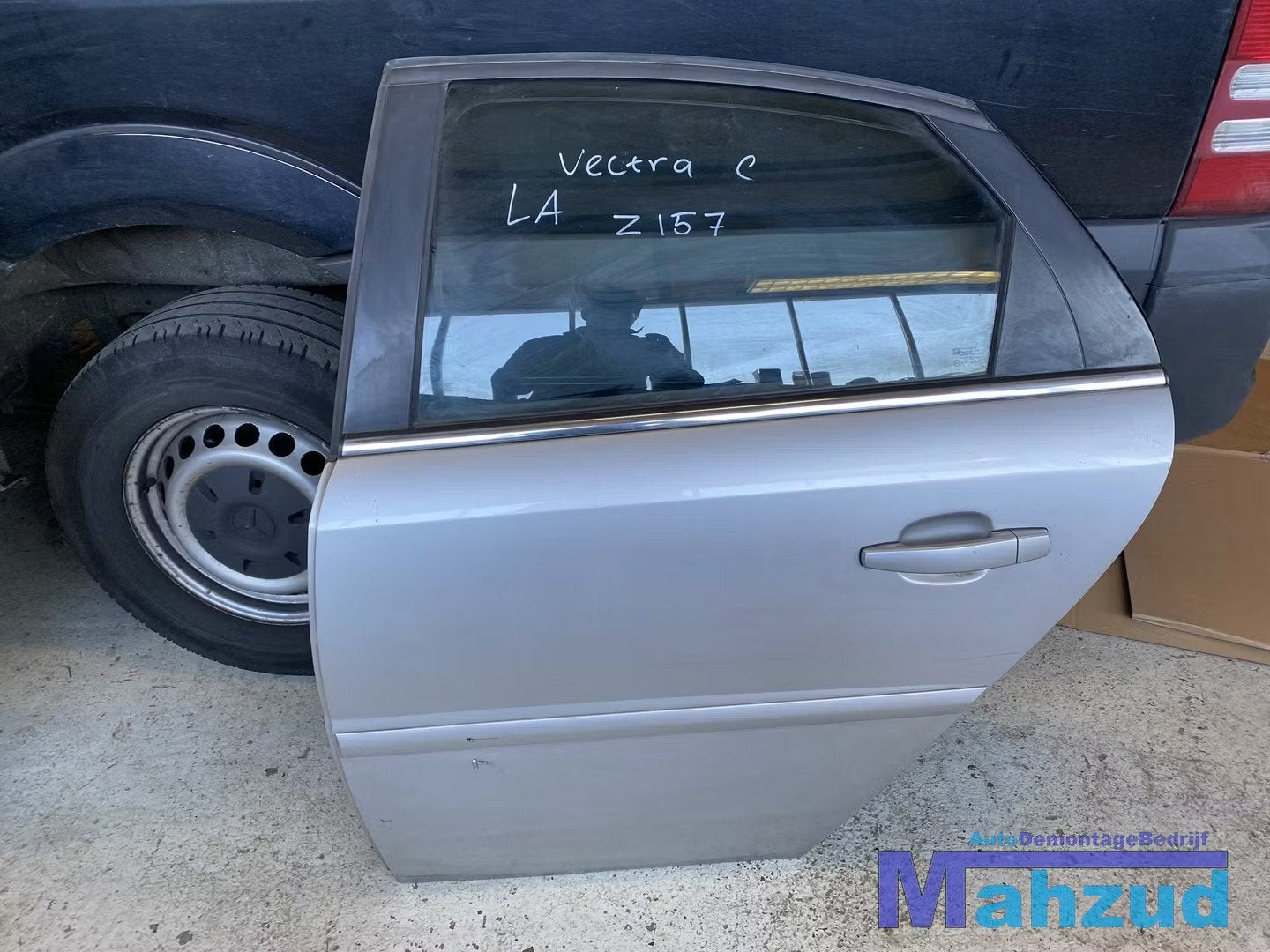 OPEL VECTRA C Grijs zilver Z157 Links achter deur portier, Arrière, Opel Automobile GmbH, Porte, Opel