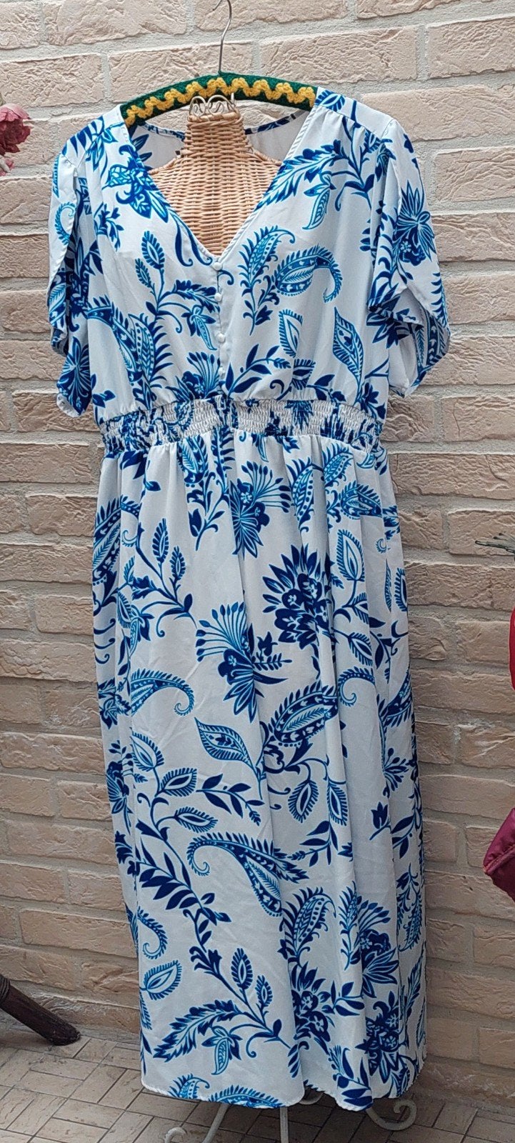 lang kleedje maat 5xl shein, Kleding | Dames, Grote Maten, Blauw, Jurk, Ophalen of Verzenden, Zo goed als nieuw