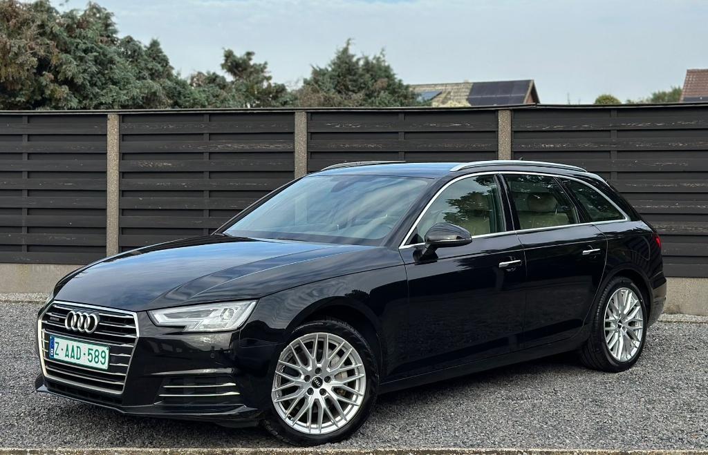 Audi A4 avant 2.0 TDI 190pk QUATTRO virtual cockpit-automaat, Auto's, Automaat, A4, Zwart, Leder