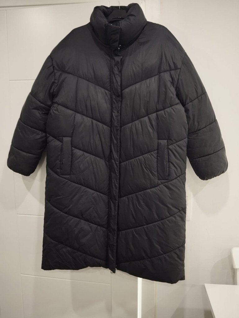 Lange winterjas dames maat L of XL oversized model van mango, Taille 42/44 (L), Enlèvement ou Envoi, MNG, Comme neuf