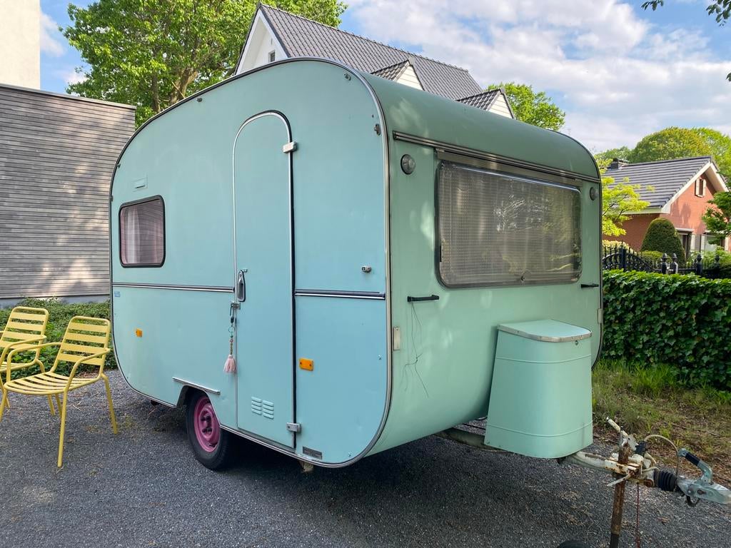 Caravan / Speelhuisje Knaus Schwalbennest 1969, Caravans en Kamperen, Tot en met 2, Particulier, 500 - 750 kg, Knaus