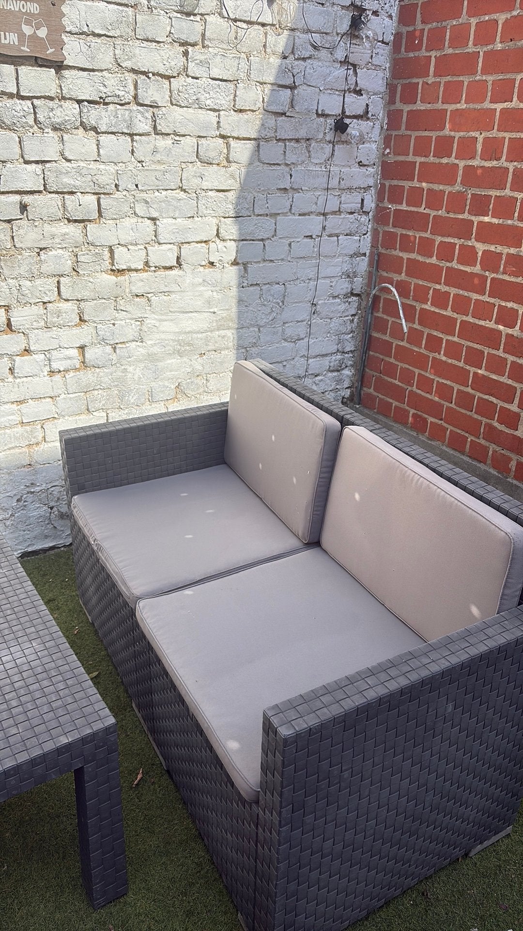 Tuinset, Ophalen, Gebruikt, 4 zitplaatsen, Tuinset
