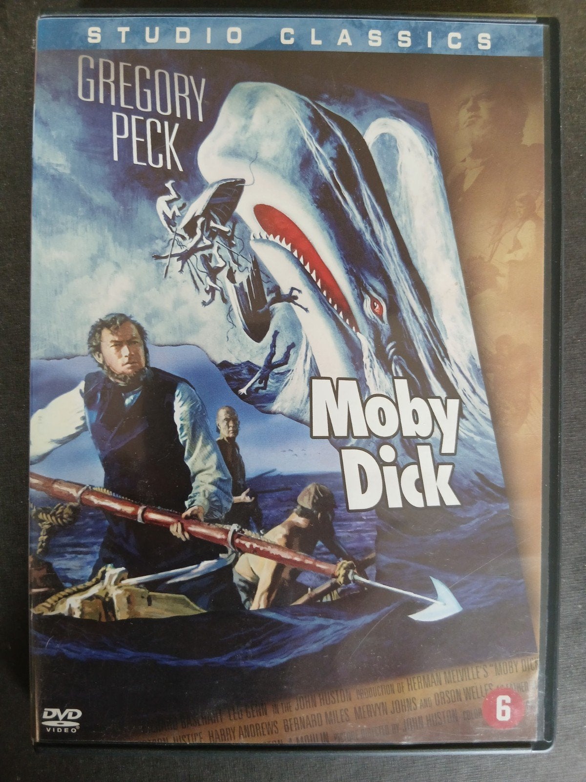 Mobi Dick (1958) Gregory Peck, Orson Welles, Nederlands, Verzenden, Zo goed als nieuw, Italiaans