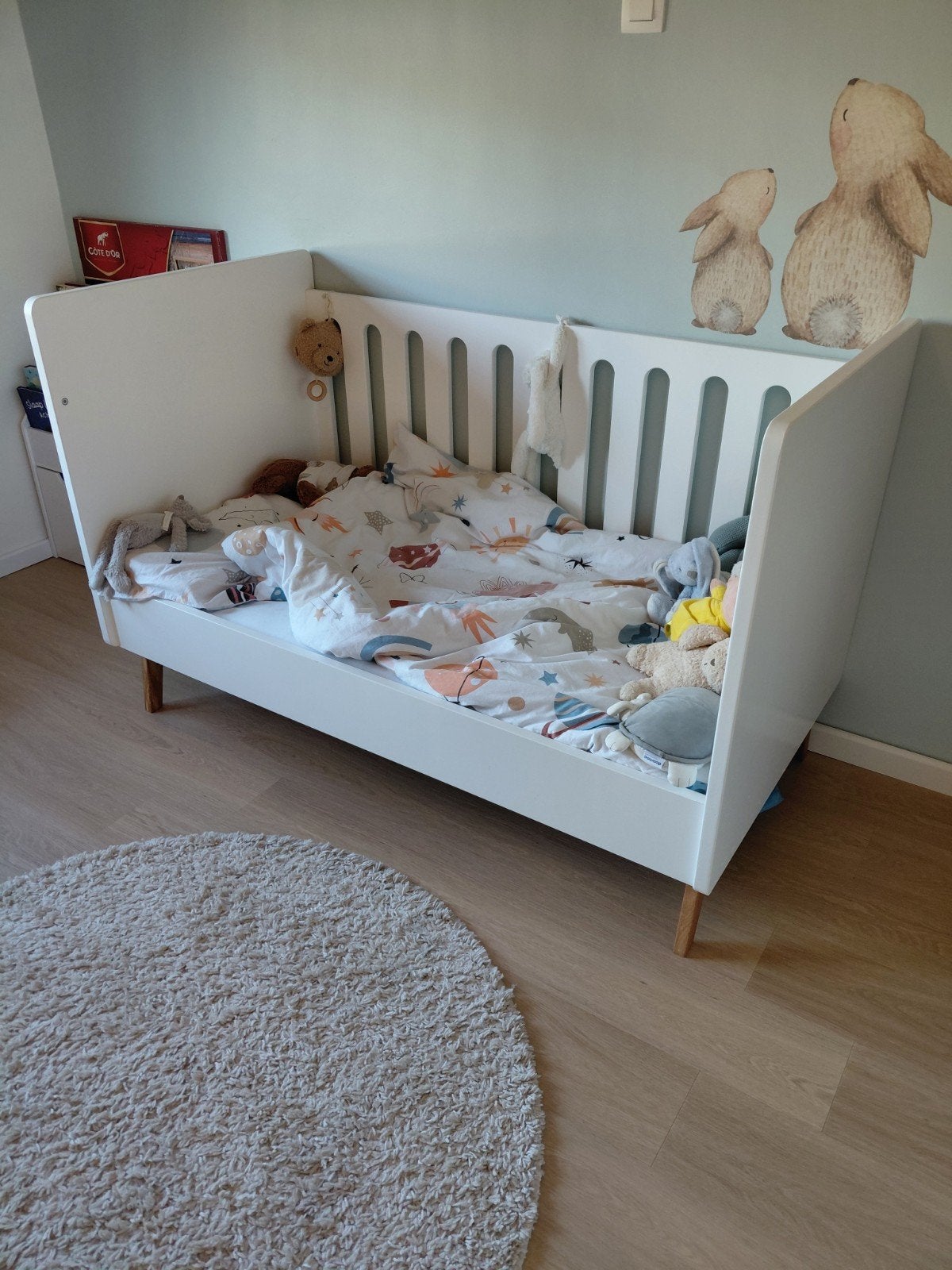 Baby meegroeibed Pericles 145 cm x 78, Ophalen, Matras