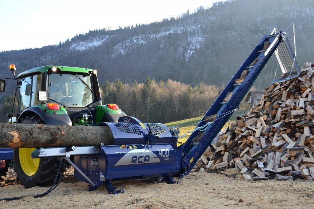 Zaagkloofmachine TAJFUN RCA 400, 6 m³ of meer, Ophalen, Beukenhout, Blokken