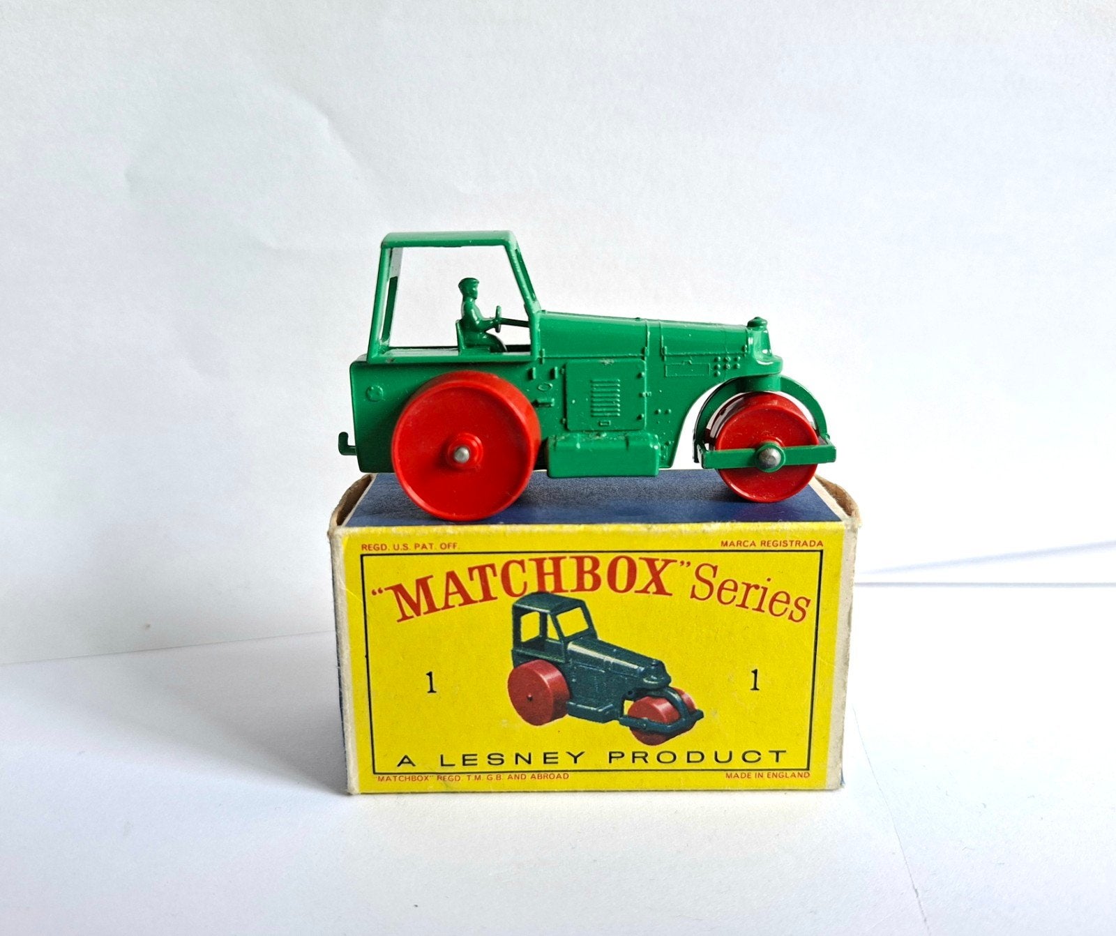 Matchbox 1 aveling barford roller, Ophalen of Verzenden