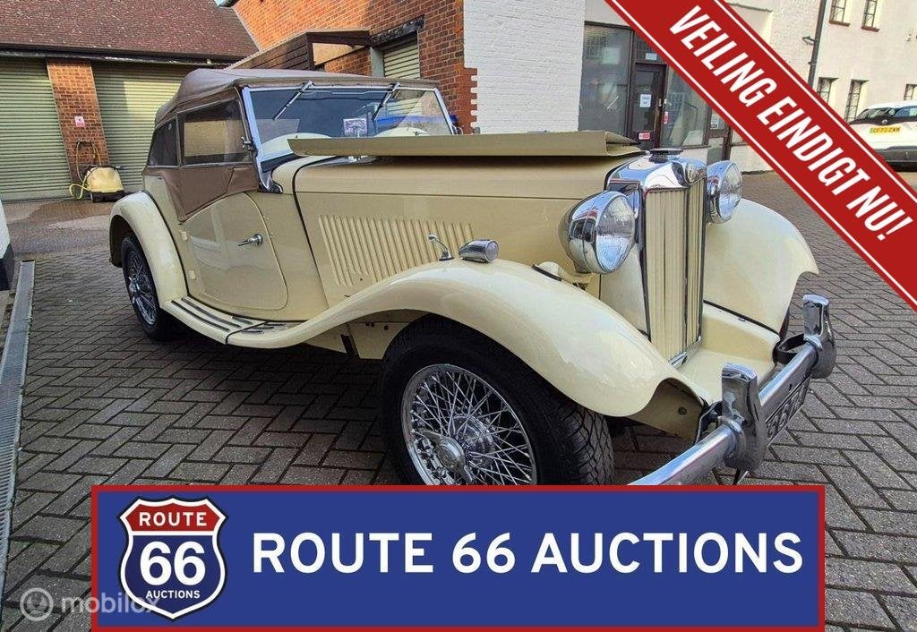 MG TD | 1951 | Route 66 Auctions, Autos, Achat, Entreprise, Boîte manuelle, Autre carrosserie