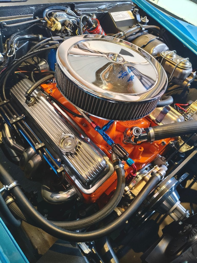 Corvette Cabrio c3 1974 Gerestaureerd, alles nieuw, 434 pk, Auto's, 324 kW, Cabriolet, Blauw, Leder