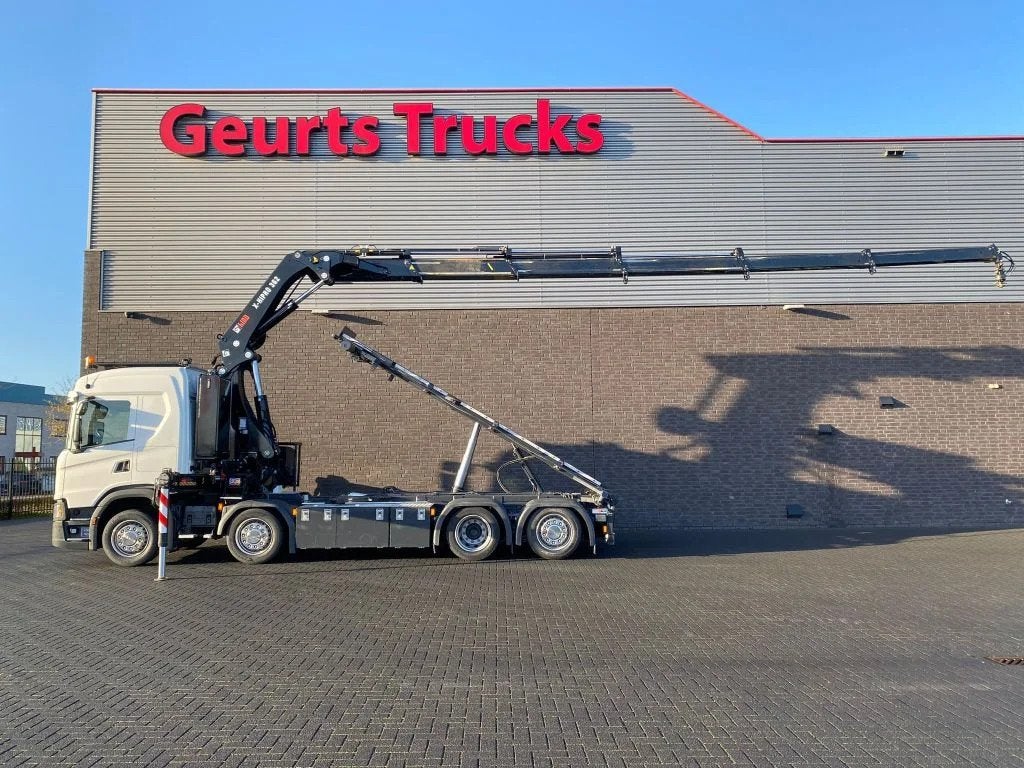 Scania G500 NGS 8X2 MET 3 ZIJDIGE KABELSYSTEEM + HIAB 362 EP, Autos, Camions, ABS, Caméra de recul, Air conditionné, Verrouillage central