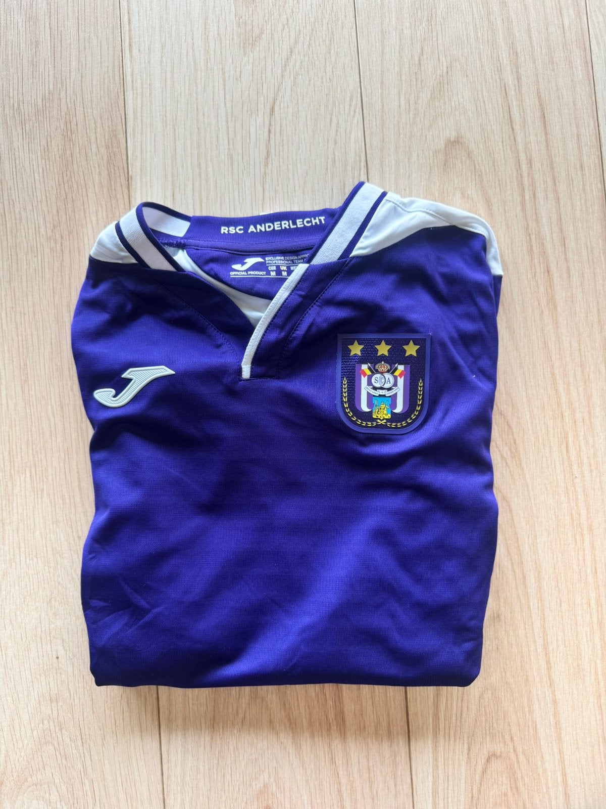 RSC Anderlecht longsleeve, Sport en Fitness, Maat M, Ophalen of Verzenden, Zo goed als nieuw, Shirt