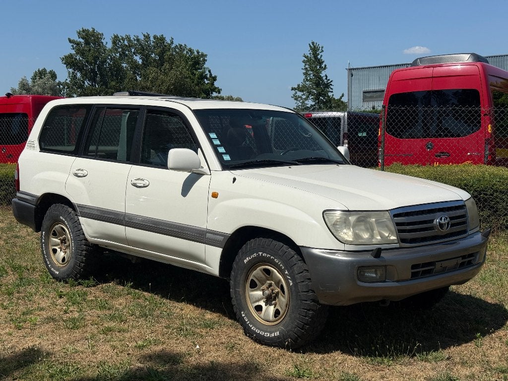 2006 HDJ100 Toyota Land Cruiser Lichte Vracht Automaat, Autos, Cuir, Achat, Beige, Entreprise
