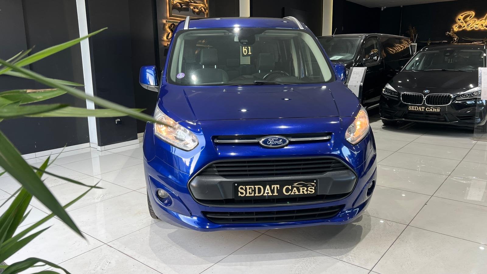 Ford Tourneo Connect BENZINE EURO 6B, Auto's, Ford, Stof, Gebruikt, Blauw, 100 pk