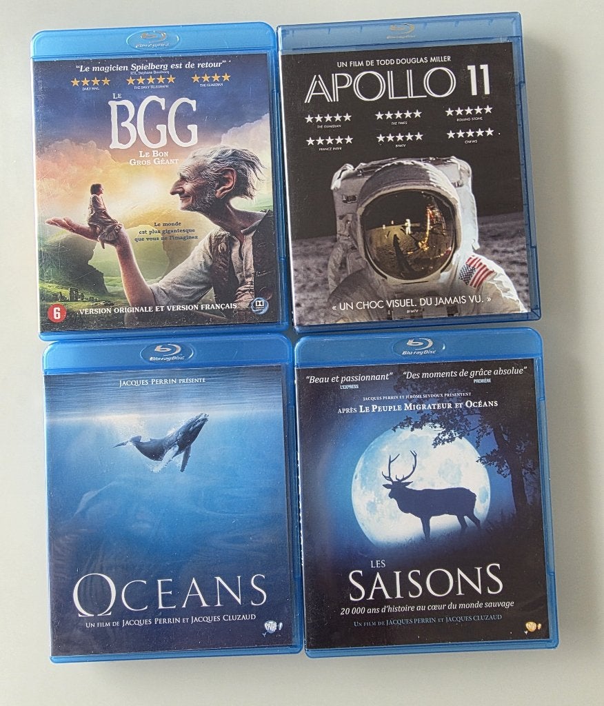 14 Walt Disney blu ray 's en anderen (Frans/Engels), Ophalen of Verzenden, Engels, Blu-ray, Engels