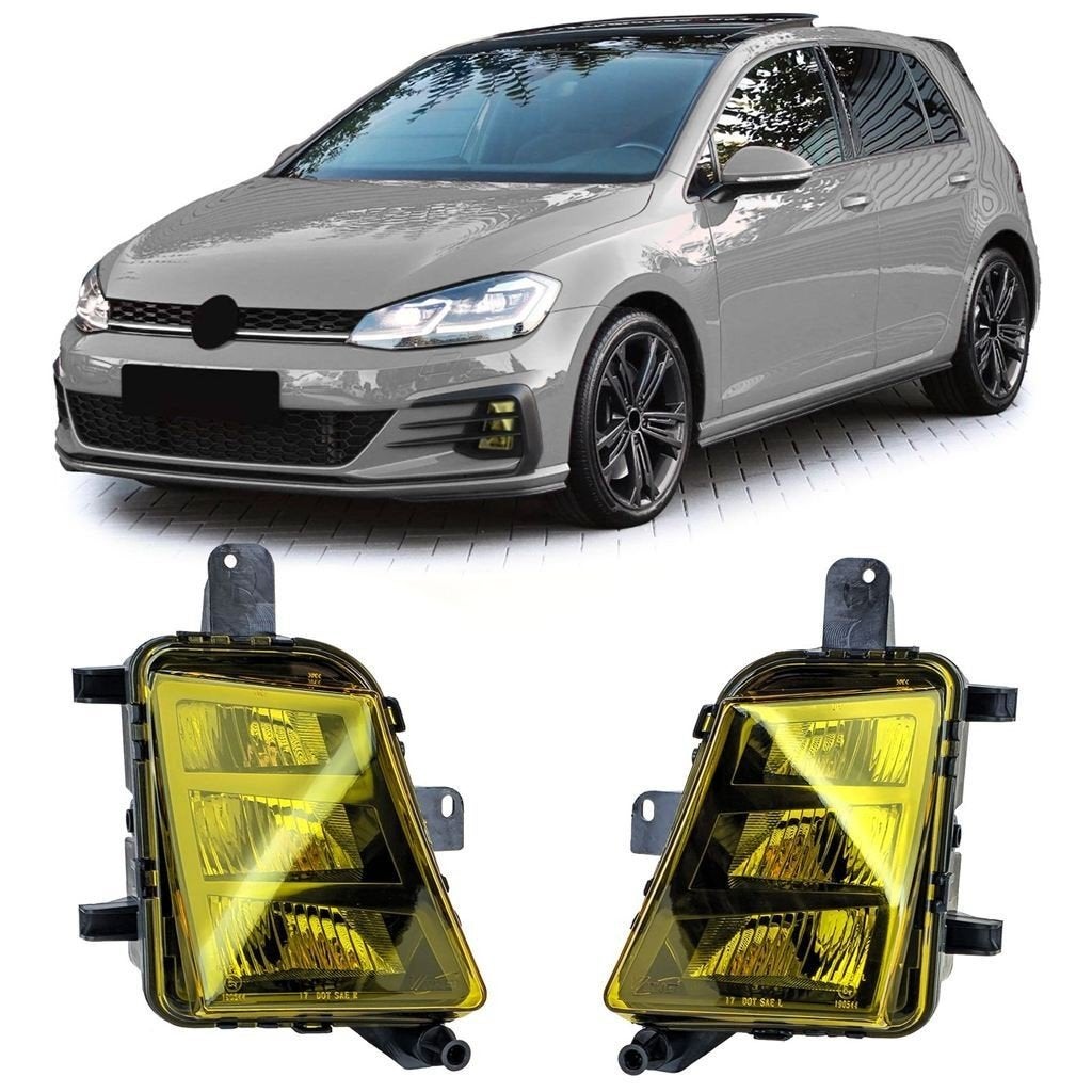 Geel Led Mistlampen Geschikt Voor VW Golf 7 2.0 GTI / GTD, Verzenden