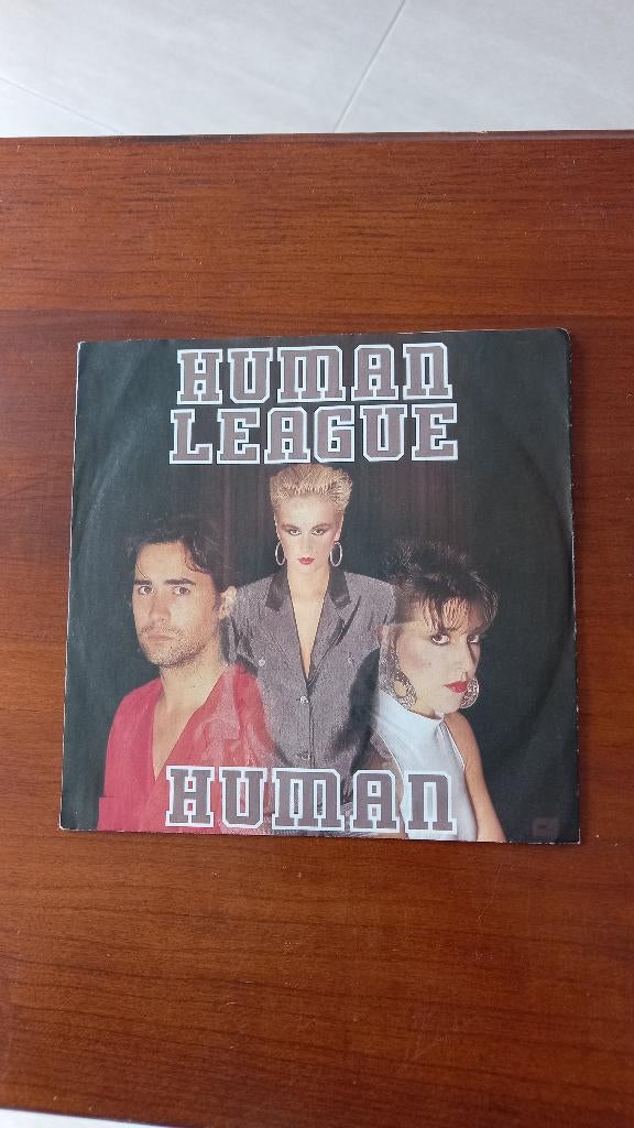 Vinyl (45t) human league "human", Cd's en Dvd's, Ophalen, 1980 - 1989, Zo goed als nieuw