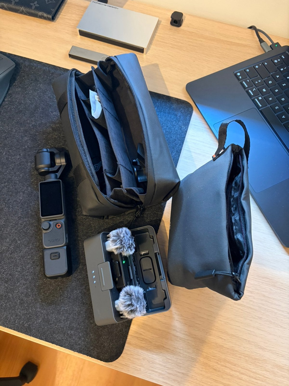 Dji osmo pocket 4 + dji mic 2 en accesoires, Enlèvement, Comme neuf, Autres marques
