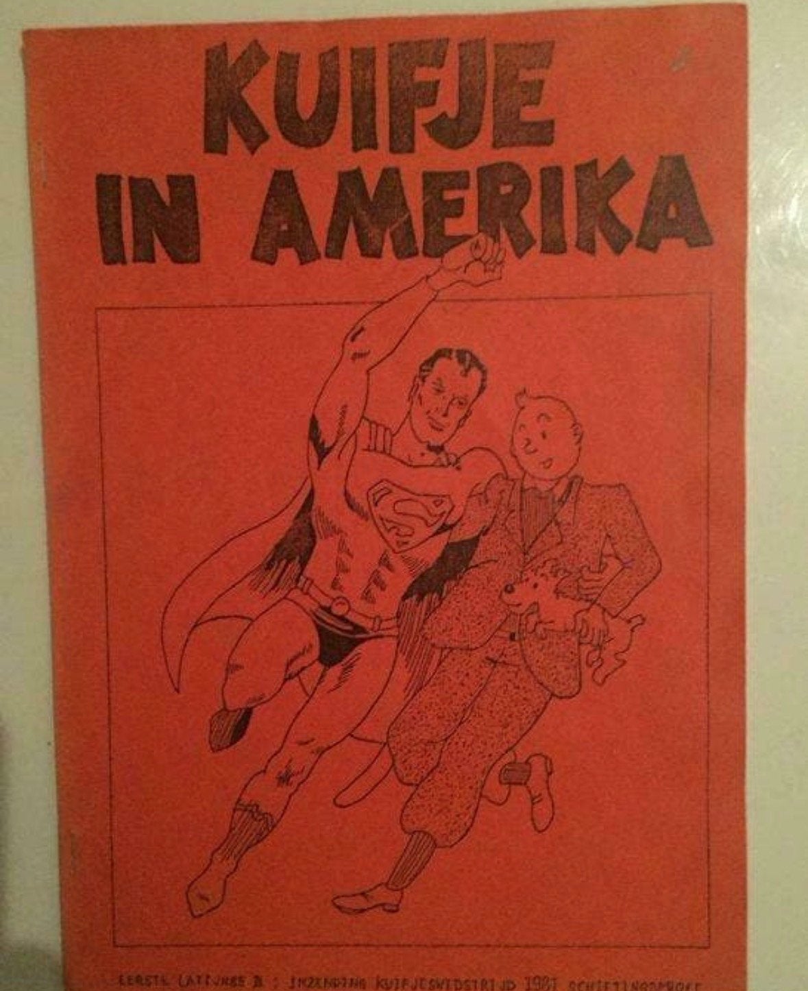Parodie Kuifje in Amerika, Ophalen of Verzenden